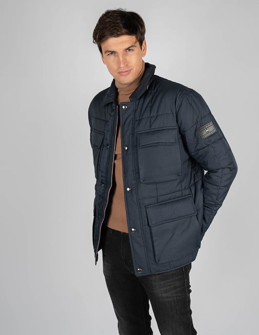 Tommy Hilfiger Jacket Quilted Airfield Men's Blue - Image 3