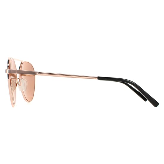 Serengeti Aviator Unisex Rose Gold Saturn Polarized Drivers Gold Odell