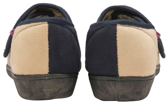 Dunlop - Damtofflor med bred passform för äldre kvinnor, justerbara, med kardborreband, i memory foam - Image 2