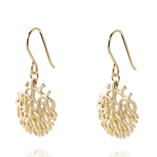Orphelia 'Flavie' Women's 925 Sterling Silver Drop Earrings - Gold ZO-7502/G