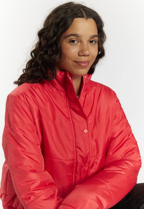 Mymo Licht gewatteerd blousonjack Dames rood - Image 5