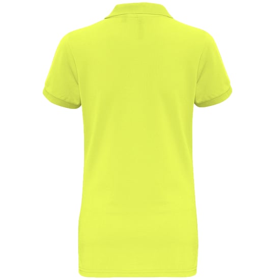 Asquith & Fox Womens/Ladies Short Sleeve Performance Blend Polo Shirt (Neon Yellow) - Image 2