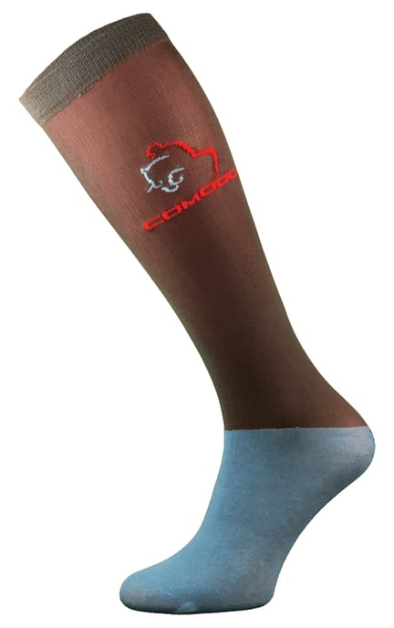 Comodo - Ladies Microfibre Knee High Horse Riding Equestrian Socks - Image 1