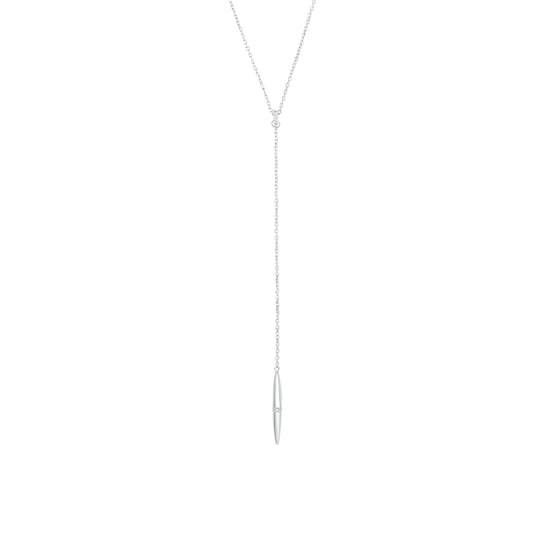 s.Oliver Y-chain for ladies, 925 Sterling silver, zirconia synth.