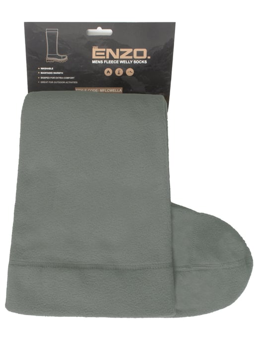 Enzo | Mens Fleece Welly Socks - Image 2