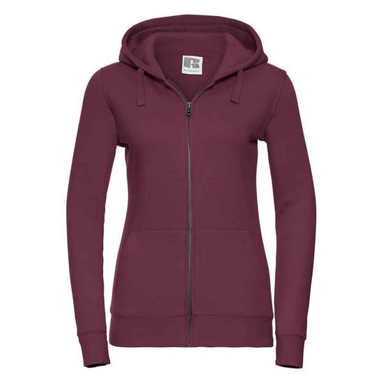 Russell Womens/Ladies Authentic Full Zip Hoodie (Burgundy) - Image 1
