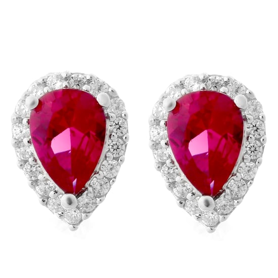Orphelia 'Enora' Women's 925 Sterling Silver Stud Earrings - Silver ZO-7226/RU - Image 1
