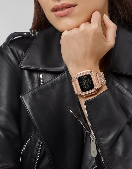Philipp Plein Hyper $hock Dames Horloge Rosékleurig PWHAA1221 - Image 3