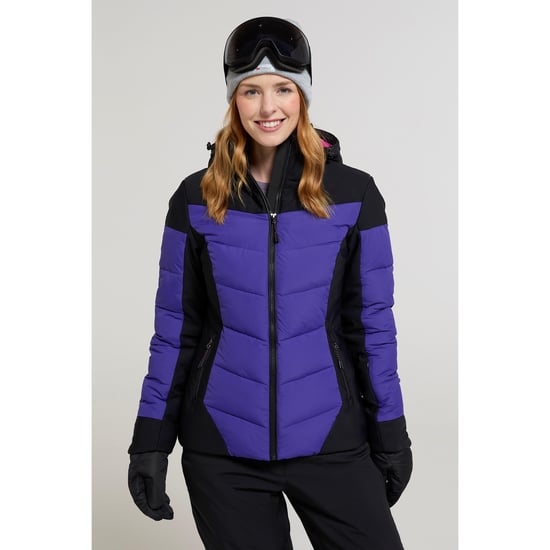 Mountain Warehouse Womens/Ladies Resort RECCO Padded Ski Jacket (Purple)