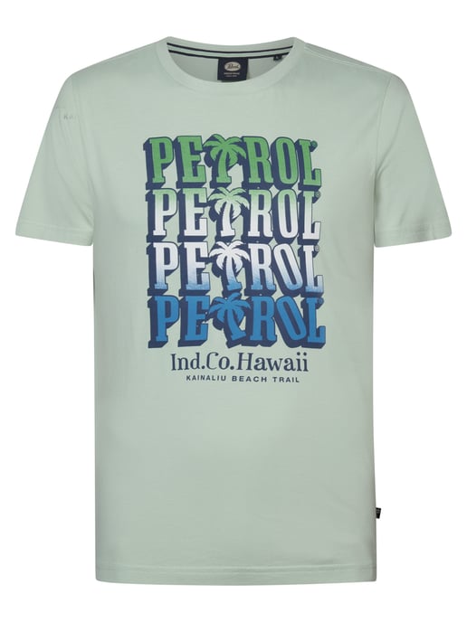 Petrol Industries - Heren Artwork T-shirt Radiance - Groen - Image 1