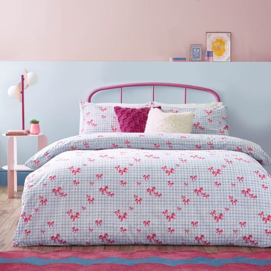 Heya Home Gingham Bows Printed Duvet Cover Set - Image 1