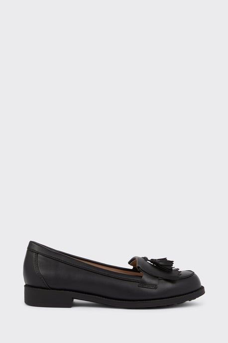 Wide Fit Leigh Fringe Loafers - Image 2