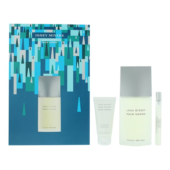 Issey Miyake L'eau D'Issey Pour Homme Eau de Toilette 125ml + 10ml + Shower Gel 50ml