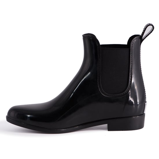 Aus Wooli Australia Womens Rainboots With Sheepskin Insole Included BLACK