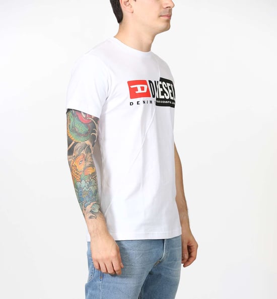 Diesel Diego Cuty White T-Shirt - Image 2