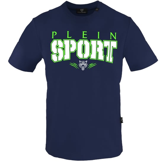 Plein Sport Bold Sport Logo Navy Blue T-Shirt - Image 1
