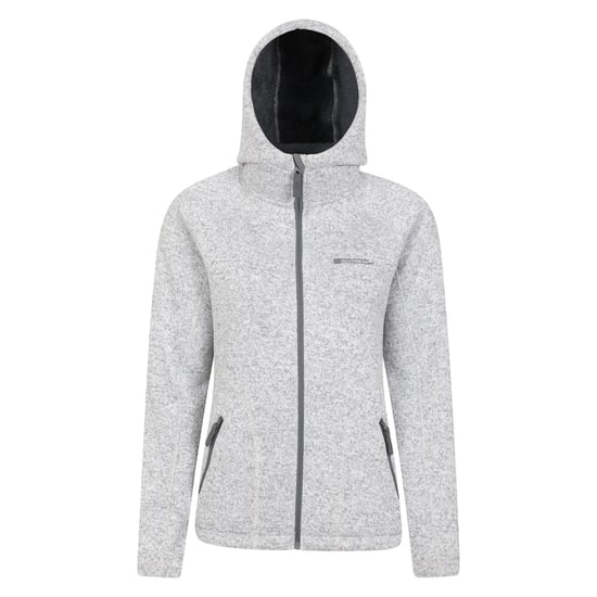 Mountain Warehouse Dames/Dames Nevis Bontgevoerde Full Zip Hoodie (Grijs) - Image 1