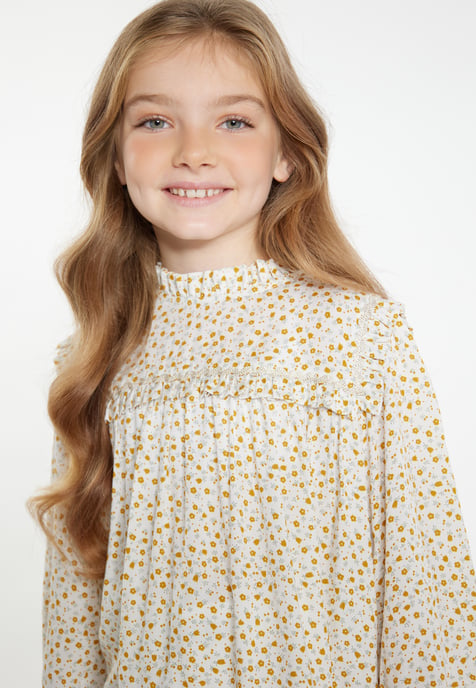 Dreimaster Blouse meisjes (kinderen) mosterd - Image 5