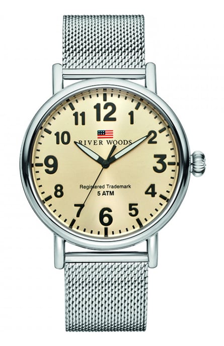 River Woods Sacramento herenhorloge Zilverkleurig RW420018 - Image 1