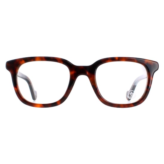 Moncler Rectangular Mens Dark Havana Glasses