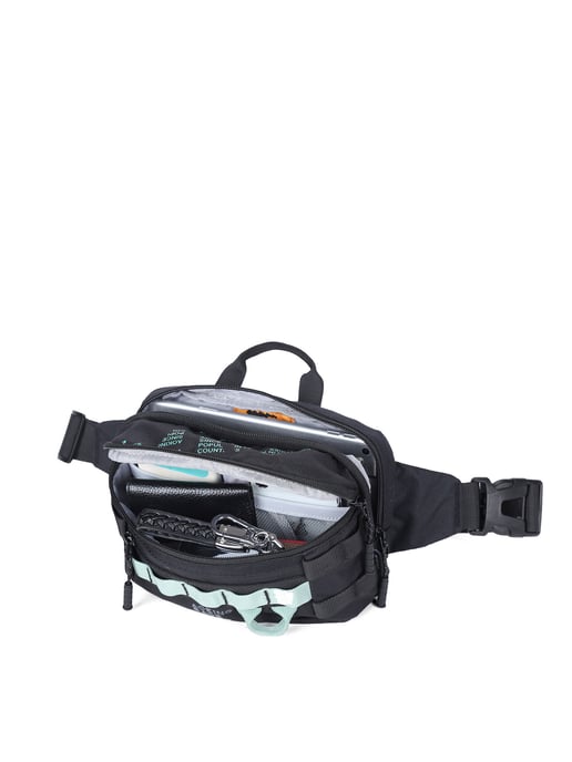 Aoking Backpack Unisex BLACK - Image 5