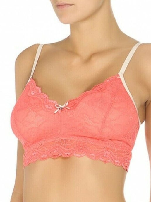 Lola Wirefree Bralette Coral
