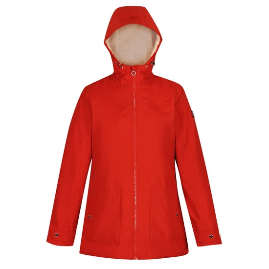 Regatta Womens/Ladies Bergonia II Hooded Waterproof Jacket (Burnt Tikka Red)