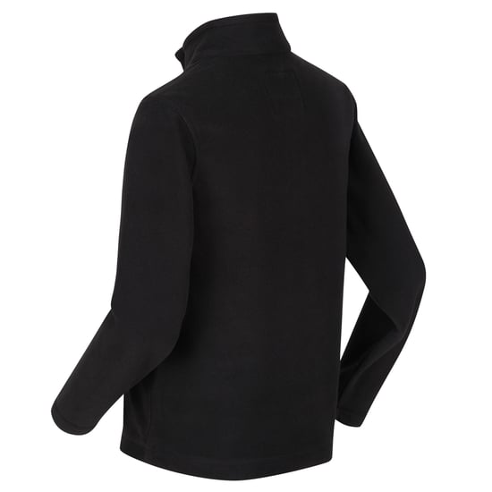 Regatta Great Outdoors Childrens/Kids Hot Shot II Half Zip Fleece Top (Black/Black)