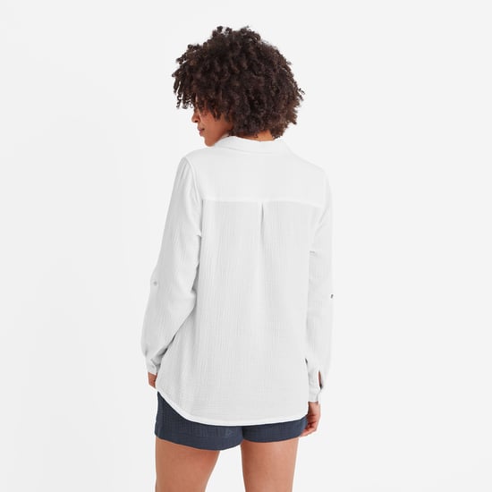 Cruise Womens Long Sleeve Shirt Optic White