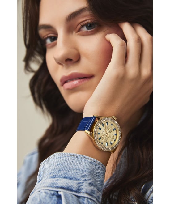 Timex Kaia Dames Blauwe Horloge TW2W10800 - Image 5