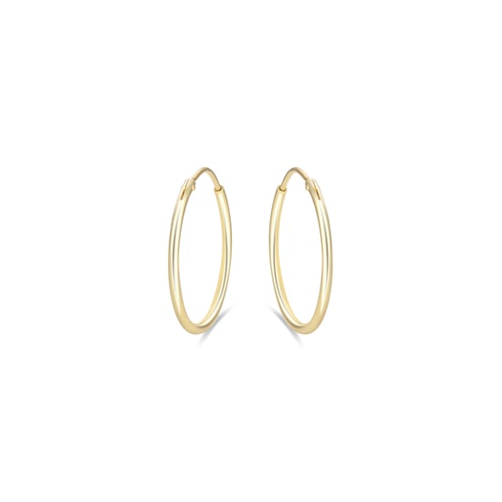 Luxenter essential hoop-örhängen i 925 sterling silver med 18k roséguldplätering - Image 2