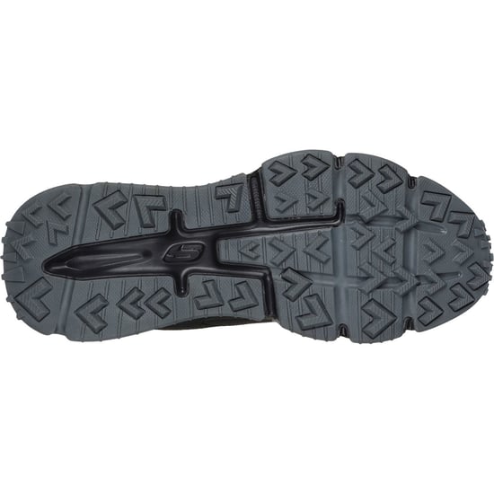Skechers Skech-Air Sleek Envoy Leer Heren Zwart Wandelschoenen - Image 2