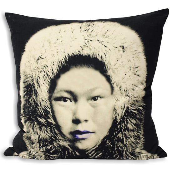 Paoletti Eskimo Photographic Print Feather Filled Cushion