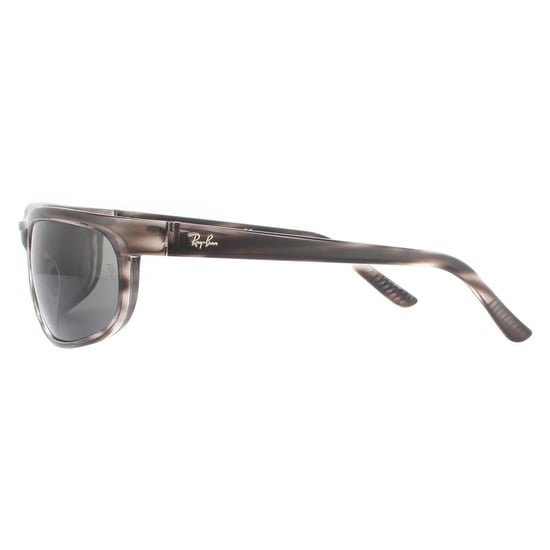 Ray-Ban Sunglasses Predator II RB2027 6430B1 Striped Grey Havana Dark Grey