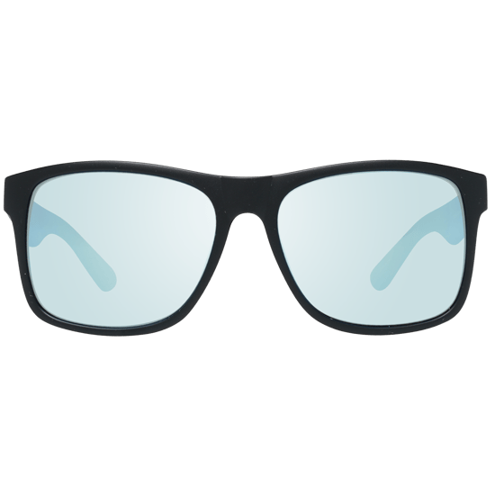 Guess Sunglasses GF0203 02X Black Blue Mirrored