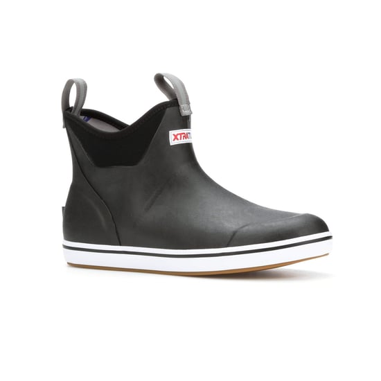 Xtratuf Ankle Deck Rubber Black Wellington Boots - Image 6