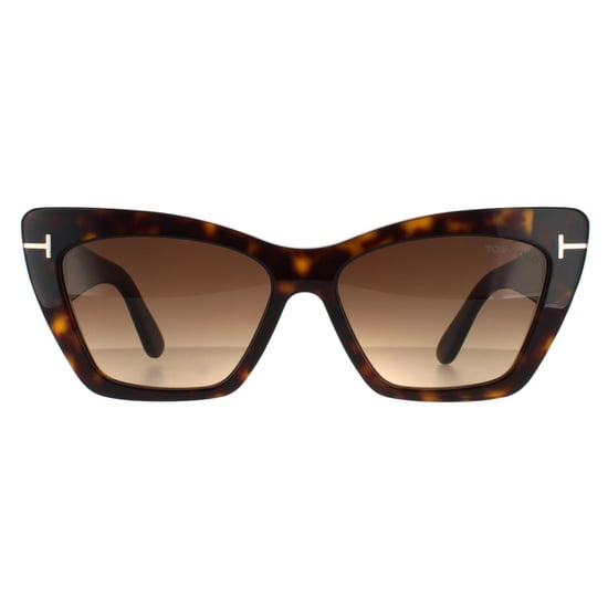 Tom Ford Cat Eye Dam Mörk Havanna Brun Gradient - Image 1
