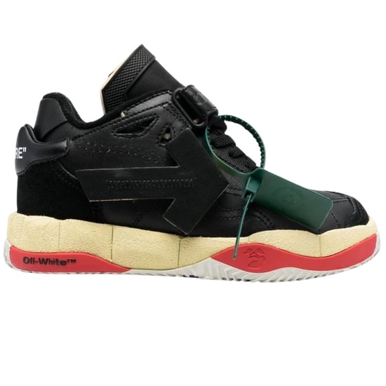 Off-White Low Top Puzzle Couture Black Sneakers - Image 1