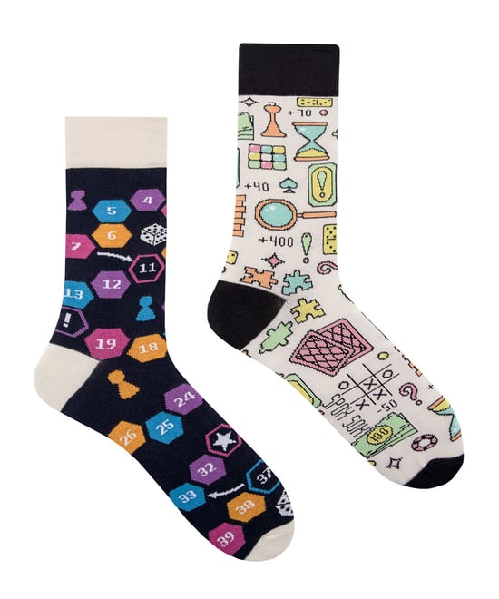 SPOX SOX - Mens & Ladies Mismatched Novelty Odd Socks - Board Games - Image 1