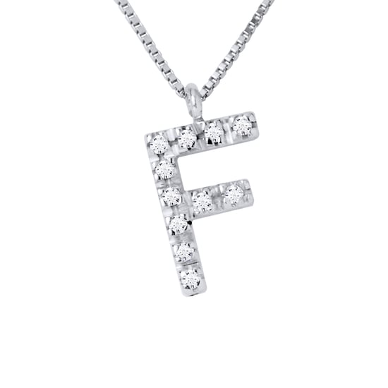 DIADEMA - Necklace with Diamonds - F -White Gold