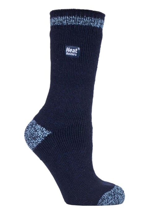 Heat Holders - Ladies Patterned Winter Warm Thermal Socks 4-8 UK - Image 1