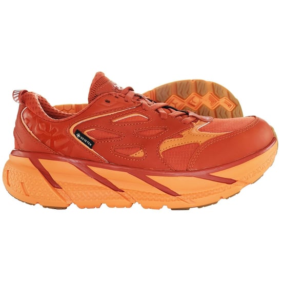 Hoka Clifton L Gore-Tex Mens Orange Trainers - Image 4