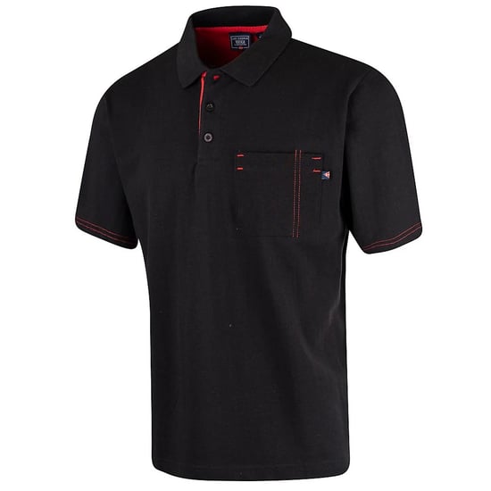 Lee Cooper Heren Piqué Polo Shirt (Zwart) - Image 1