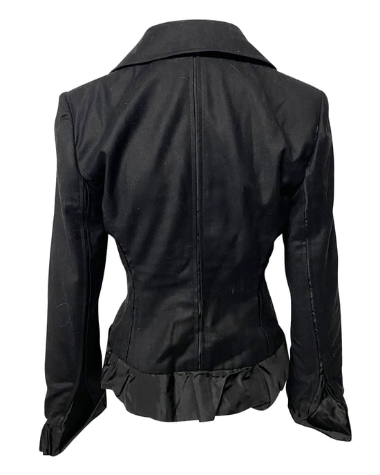 Yves Saint Laurent Rive Gauche Evening Blazer in Black Wool - Image 2