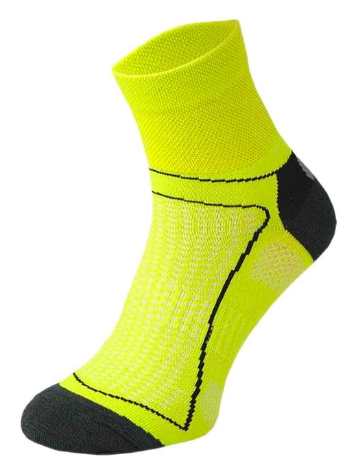 COMODO - High Vis Neon-cykelstrumpor för herr och dam - ljusa, lågklippta cykelstrumpor med ankel för sommaren - Image 1