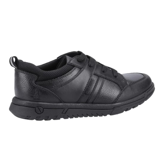 Hush Puppies Boys Steven Leather School Shoes (Black) - Image 2