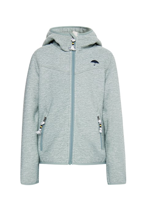 Schmuddelwedda Gebreide fleeceblouse met teddyvoering Meisjes mint melange - Image 1