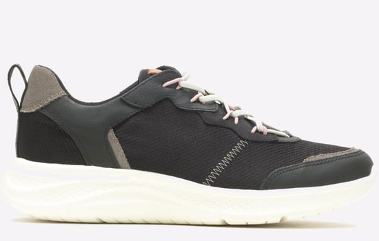 Hush Puppies Elevate Bungee Läderskor För Damer I Svart - Image 1