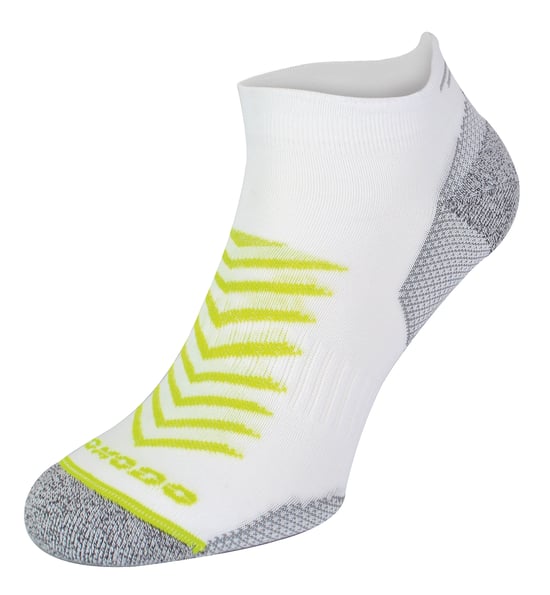 Comodo - Hi Viz Running Socks | Lightweight Anti Blister Sports Socks - White Lime - Image 1