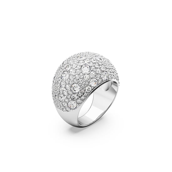 Swarovski 'Luna' Women's Base Metal Ring - Silver 5666182